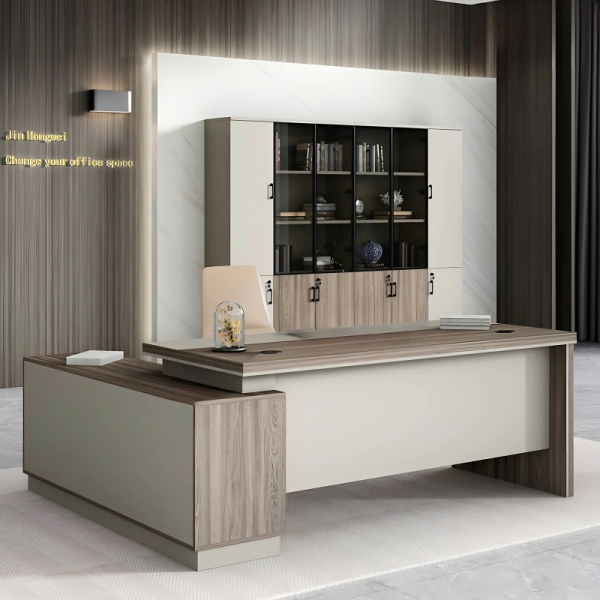 Bàn Làm Việc Góc L Phong Cách Hiện Đại – BGĐ14