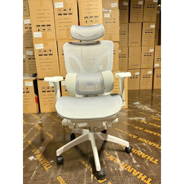 Ghế Công Thái Học Có Tựa Đầu Hỗ Trợ Cột Sống – GX73