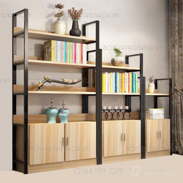 Tủ kệ trang trí 4 tầng KTT02-4T