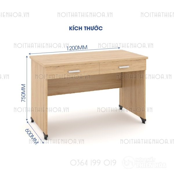 Bàn văn phòng Classic 1m2 CL12-2NK