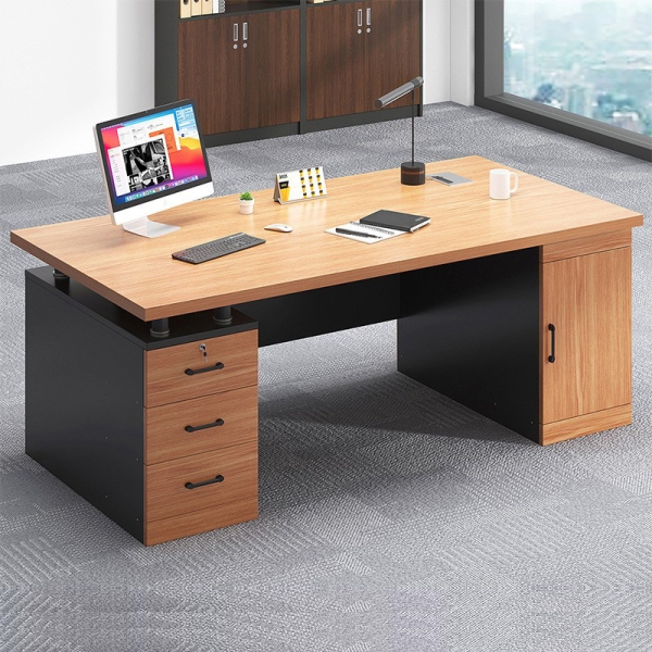 Bàn làm việc cho quản lý 2 hộc tủ Uri