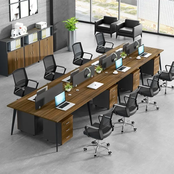Bàn làm việc 2 người chân côn CB-COSI2-426D
