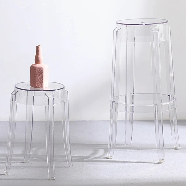 Ghế stool bar trong suốt hiện đại nhập khẩu – Mã: 472