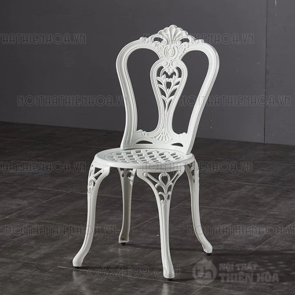 Ghế cafe sân vườn ngoài trời nhôm đúc- Mã: 277E