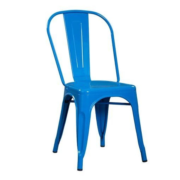 Bộ bàn ăn, cafe cho 4 người gồm bàn vuông T108S và ghế cafe tolix 303