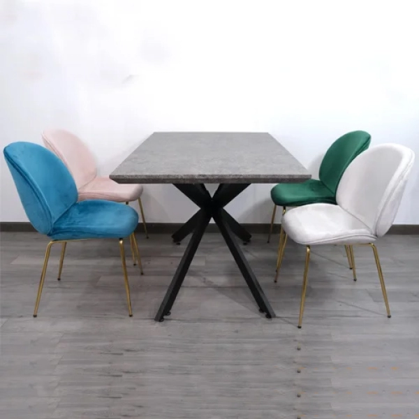 Bộ bàn ăn 4 người sang trọng hiện đại – Mã: T133-4x23NG