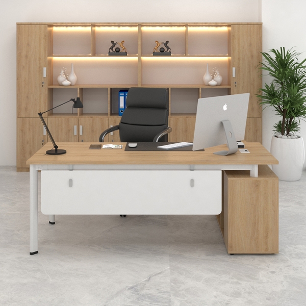 Bàn giám đốc chân sắt Oval 388-T