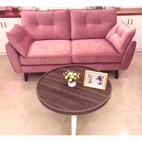 Sofa văng 2 lớp màu đỏ