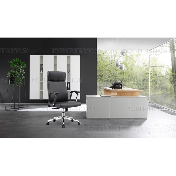 Ghế làm việc sếp, giám đốc, quản lý Ergonomic da cao cấp