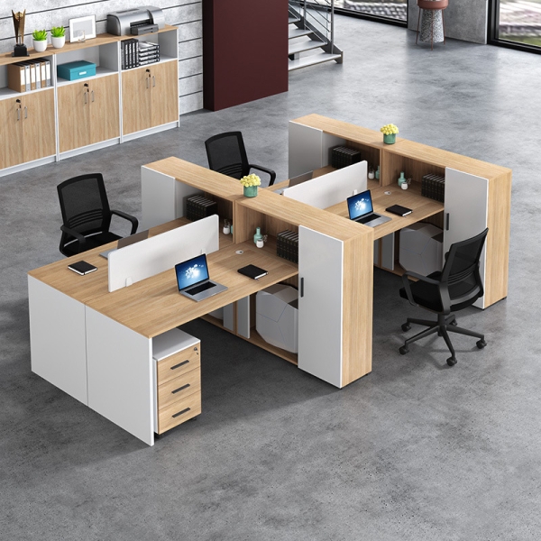 Module bàn làm việc 2 người melamine – CB 15
