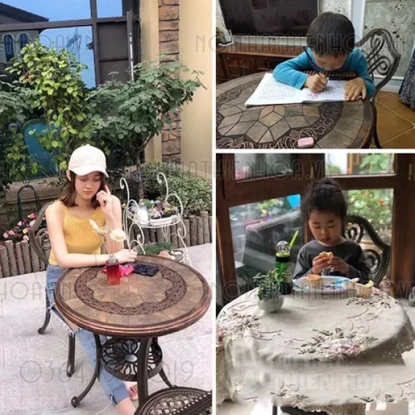 Ghế sân vườn nhôm đúc nhập khẩu- Mã: 276E