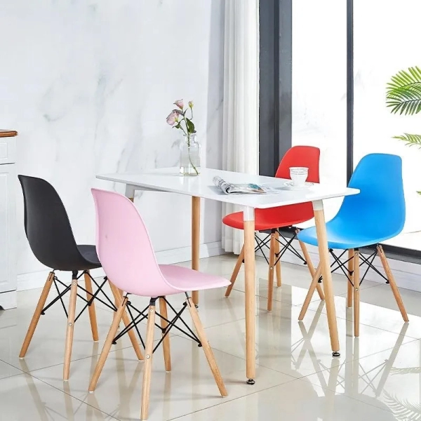 Bộ bàn ăn chữ nhật hiện đại giá rẻ cho căn hộ- Mã: T108-4×207