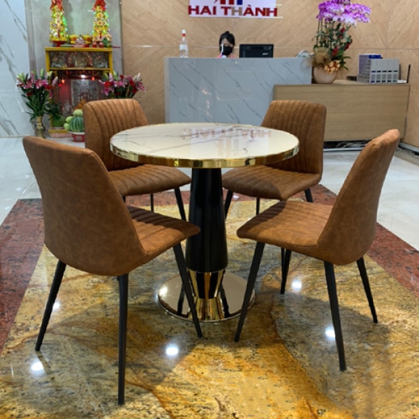 Bàn tròn tiếp khách văn phòng cao cấp- Mã: T175-80-4×2106