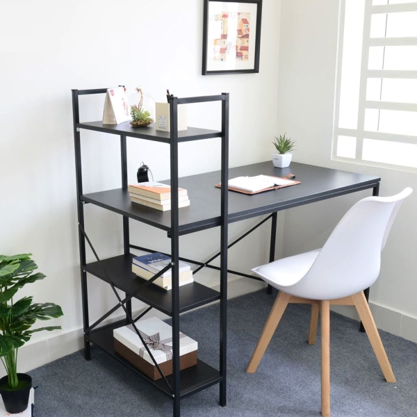Bàn làm việc kệ giá sách trang trí