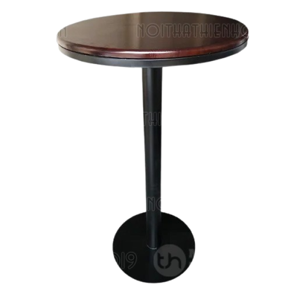 Bàn Bar chân sắt mặt gỗ tinh tế- Mã: T155