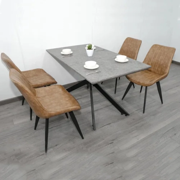 Bộ bàn ăn 4 ghế sang trọng hiện đại- Mã: T133-4×269