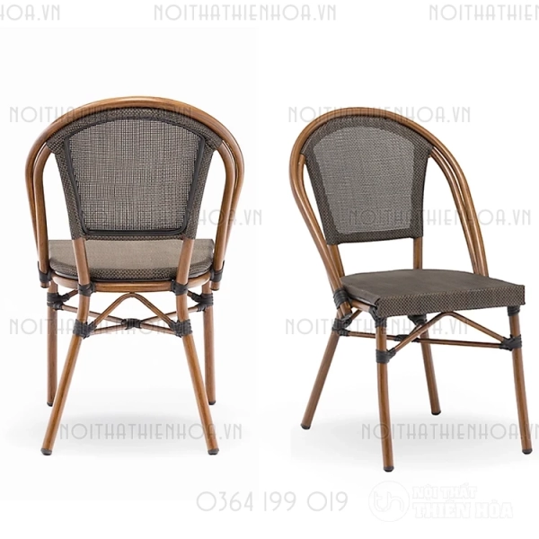 Ghế cafe sân vườn nệm lưới- Mã: 282A