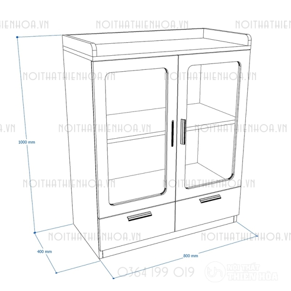 Tủ tài liệu classic CL100-02