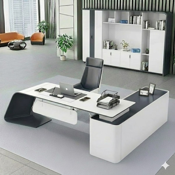 Bàn Giám Đốc Góc L Yếm Lửng – BGĐ16