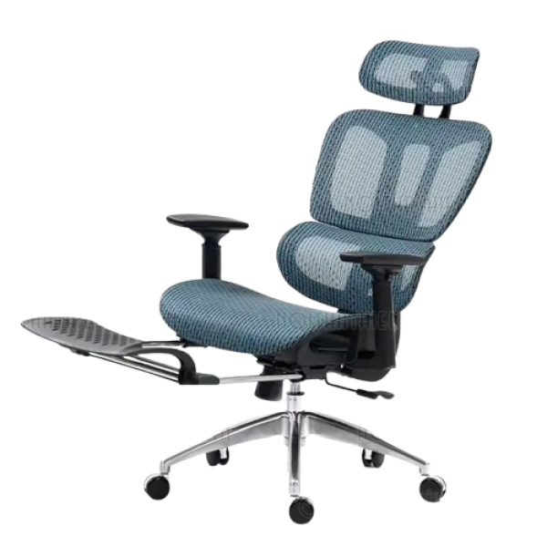 Ghế công thái học màu xanh
