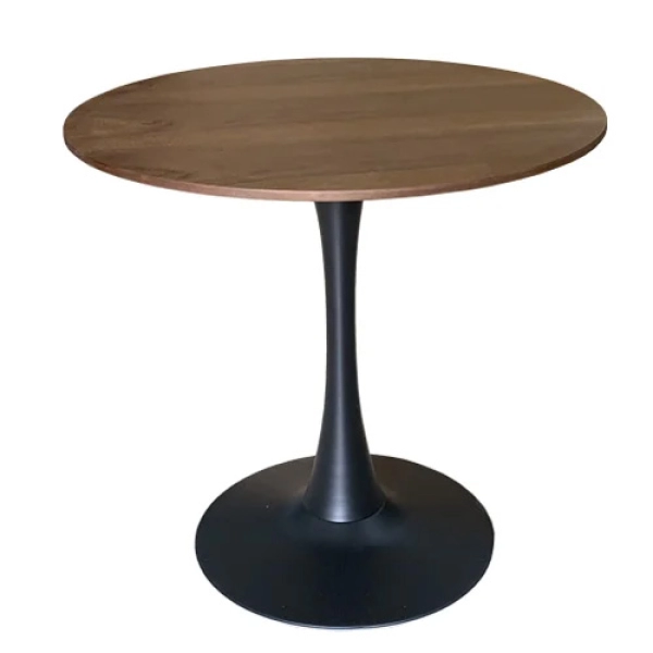 Bàn Tulip mặt gỗ nâu sang trọng- Mã: T117E