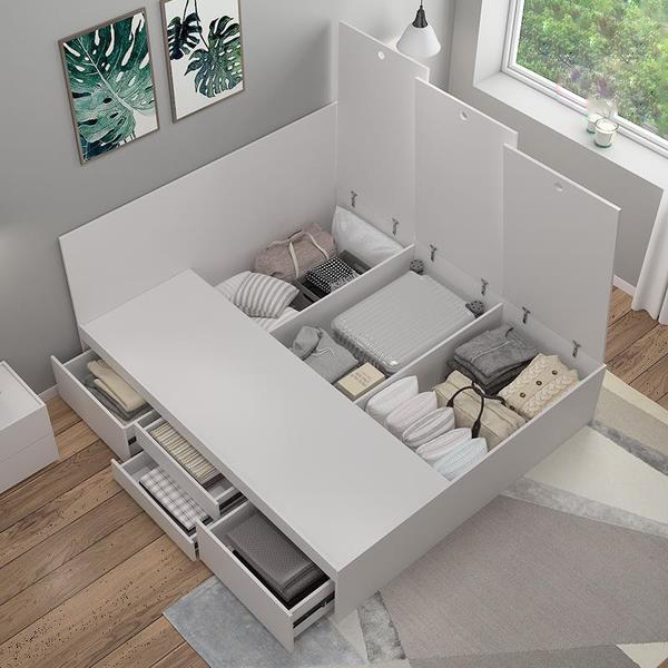 Giường đa năng 4 ngăn kéo kèm tap đầu giường GN-23