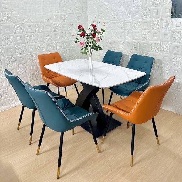Bộ bàn ghế ăn 6 chổ ngồi hiện đại- Mã: T1146-16-6×2142