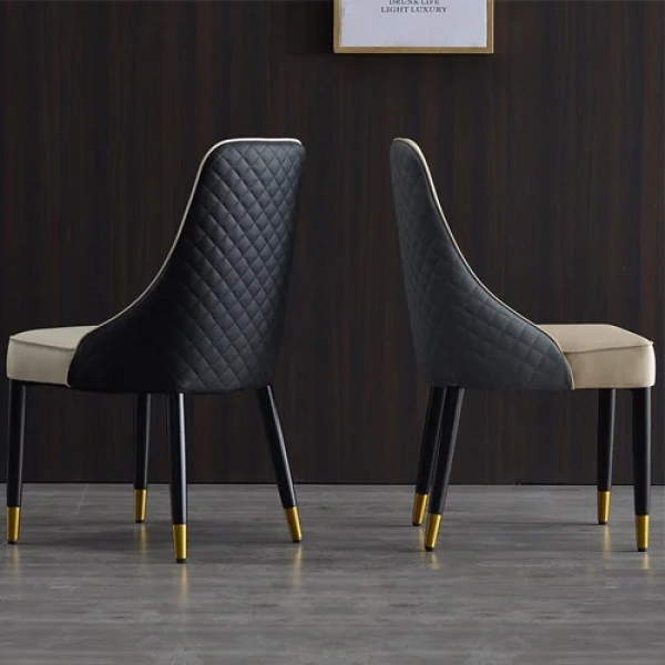 Ghế ăn bọc da chân sắt cao cấp- Mã: 2122