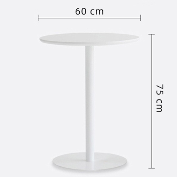 Bàn cafe chân trụ tròn mặt gỗ- Mã: T1508