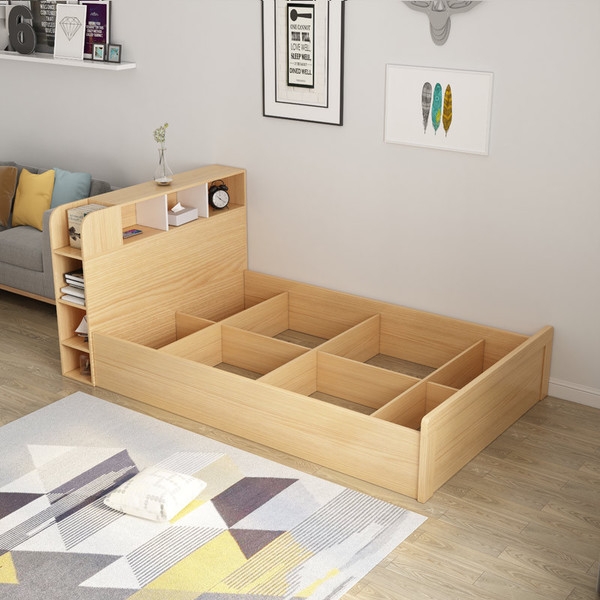 Giường ngủ đa năng kệ trang trí đầu giường GN-07