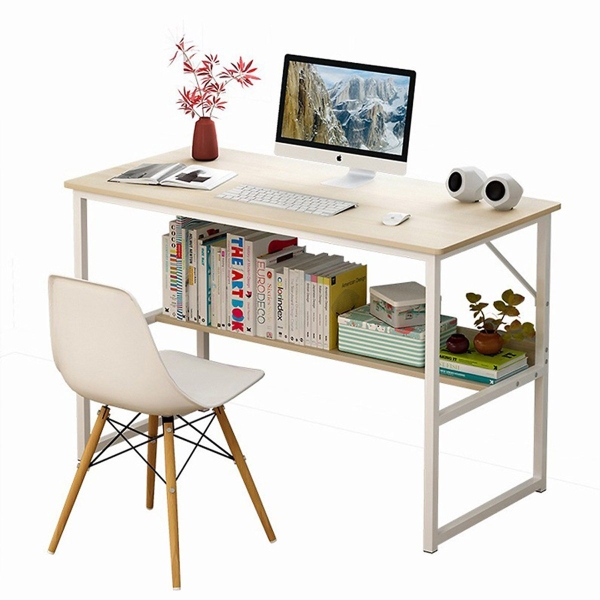 Bàn làm việc kệ để đồ hiện đại 01