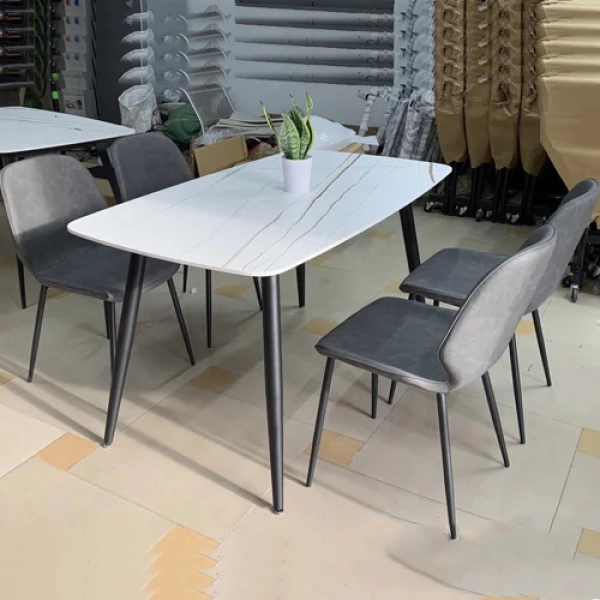 Bàn ăn mặt đá hiện đại nhập khẩu – Mã: T162-12