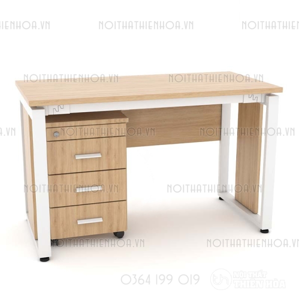 Bàn chân vuông chữ U Eos 1m2 EU12Y-1