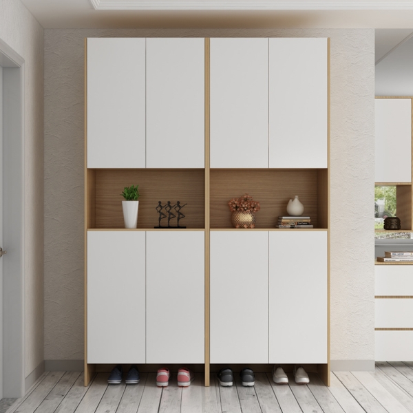 Tủ giày kịch trần gỗ công nghiệp đẹp hiện đại-TG39