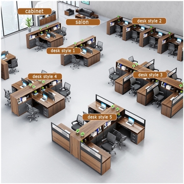 Cụm bàn làm việc nhóm 2 người – CB 29