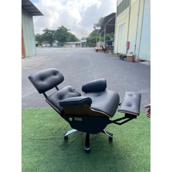 Ghế Giám Đốc Eames Ngả Lưng Kèm Gác Chân Da Cao Cấp – GGĐ61