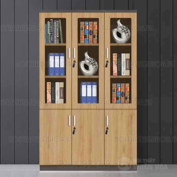 Tủ hồ sơ tủ sách trang trí 2 cánh