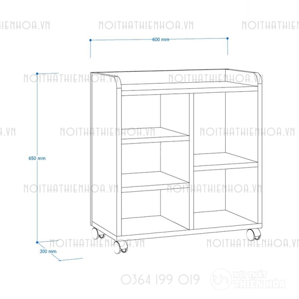 Tủ phụ di động TP10-N