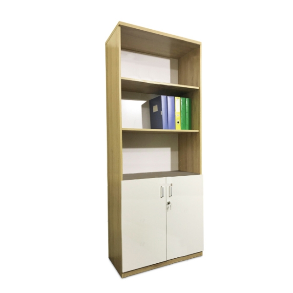 Tủ tài liệu 3 tầng trên và 2 cánh dưới