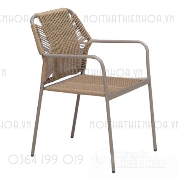 Ghế cafe ngoài trời đan dây- Mã: 2802