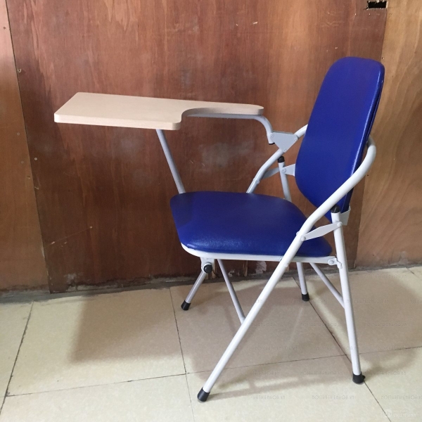 Ghế gấp liền bàn chân sơn tĩnh điện